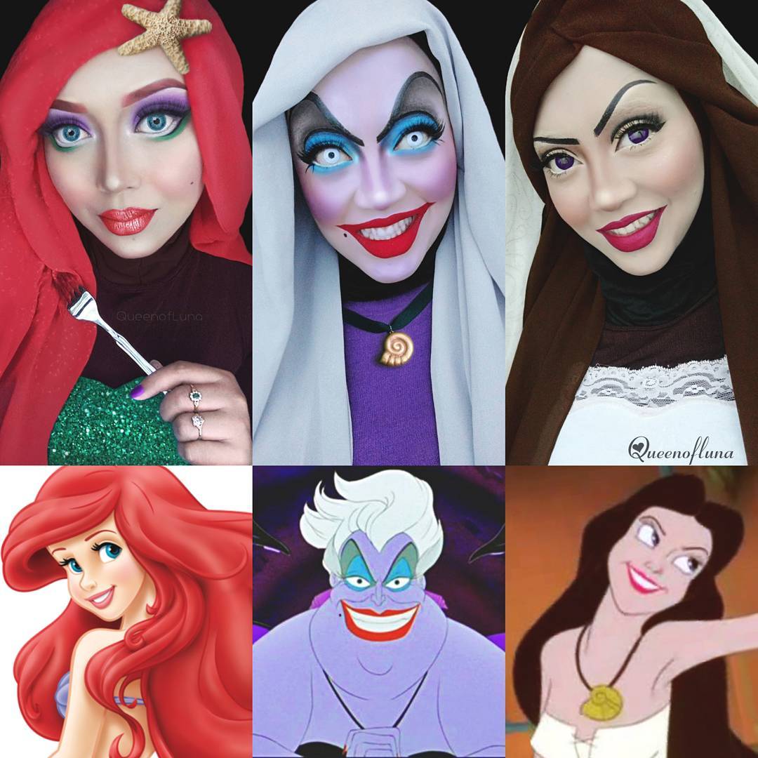 Instagram/Queen of Luna She's a Disney princess.